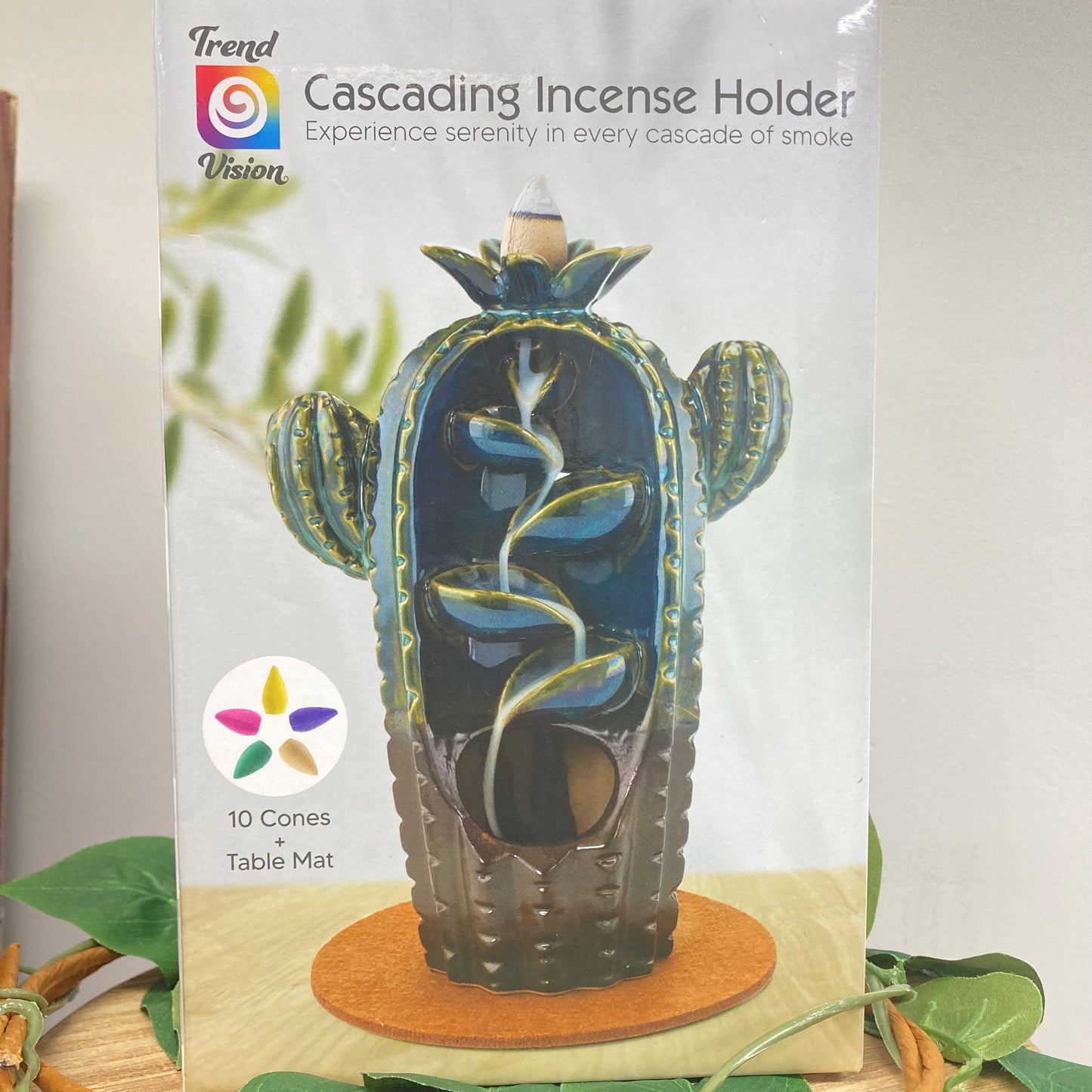 Cactus Waterfall Incense Burner